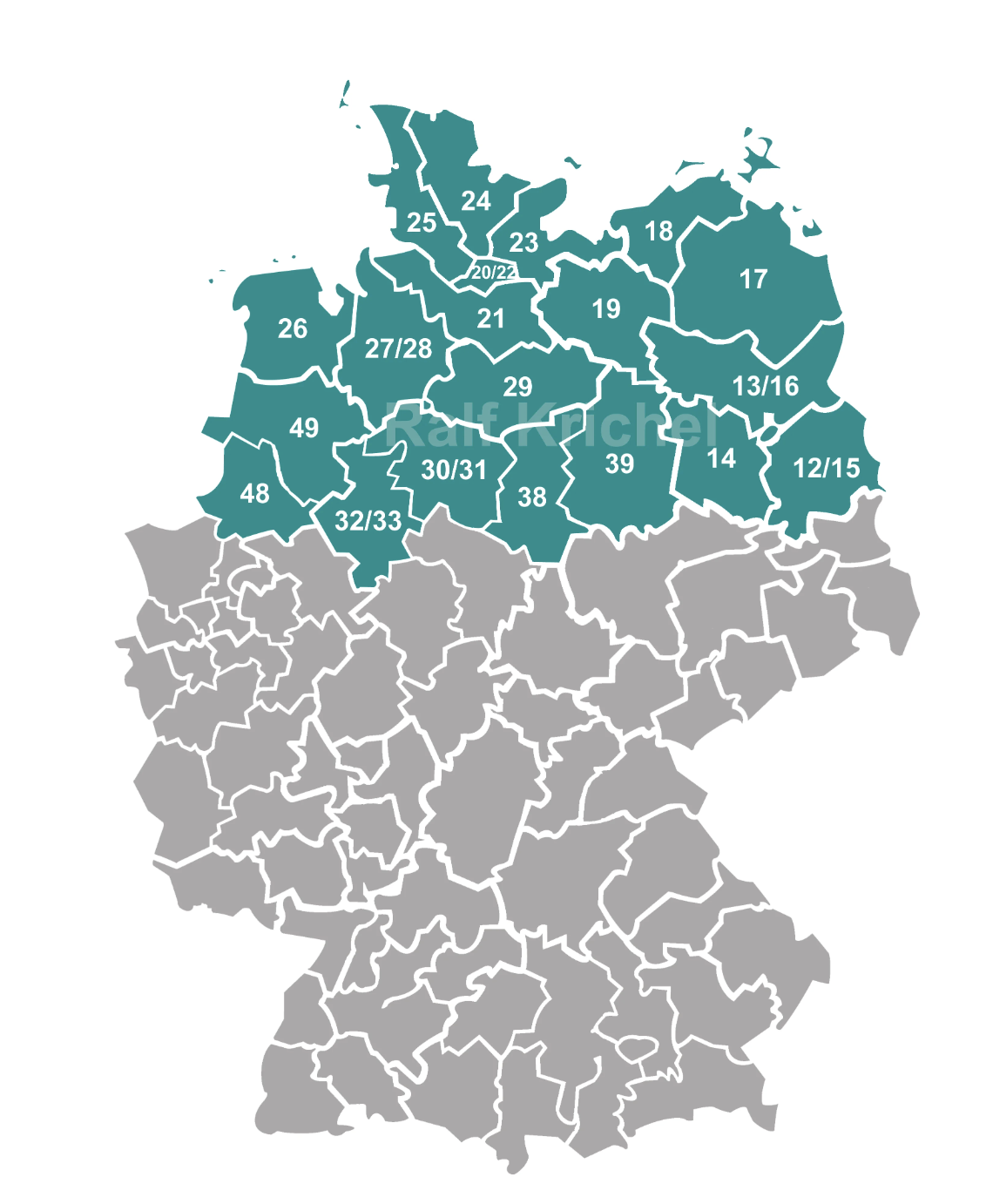 Vertriebsgebiet Nord