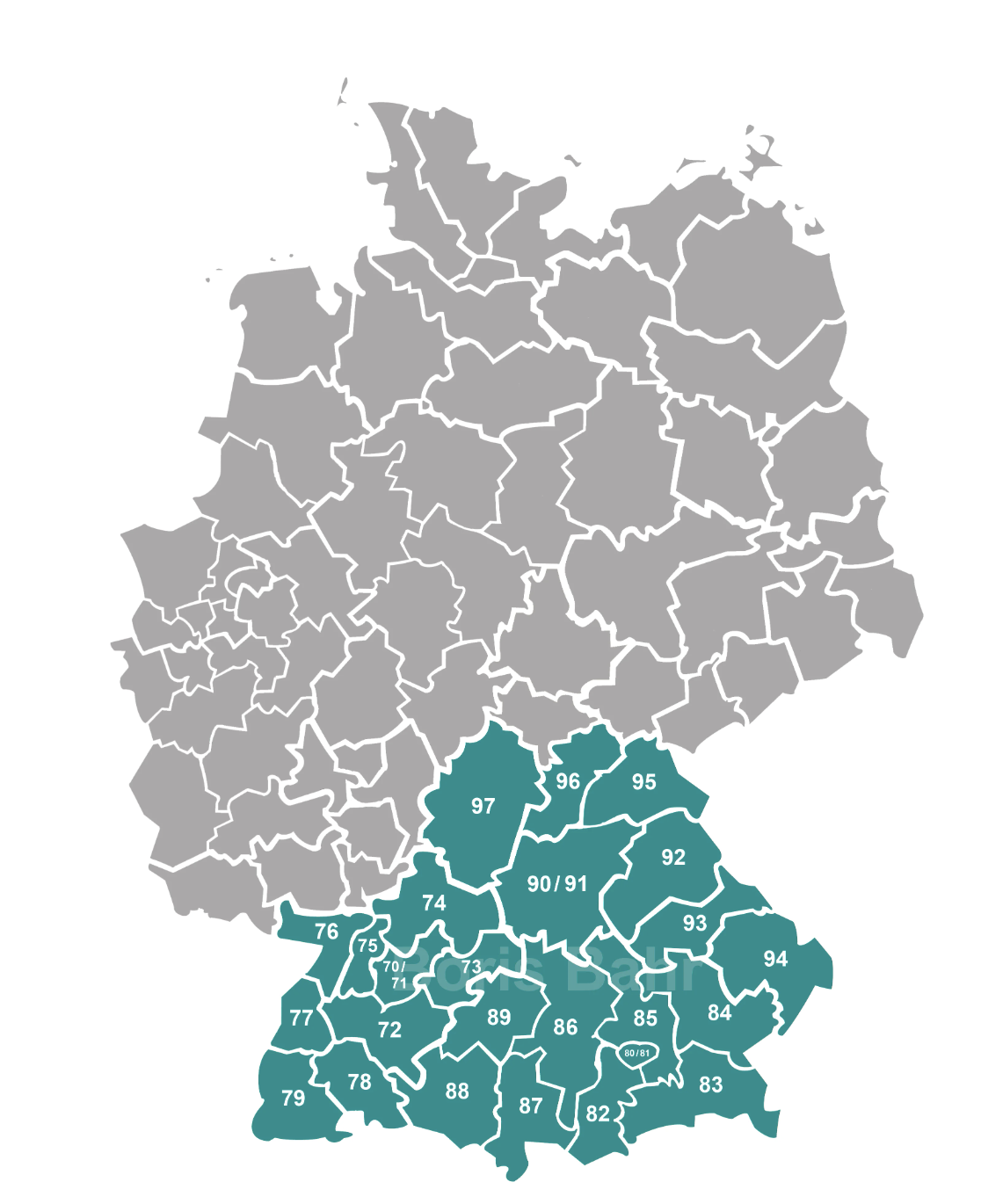 Vertriebsgebiet Süd
